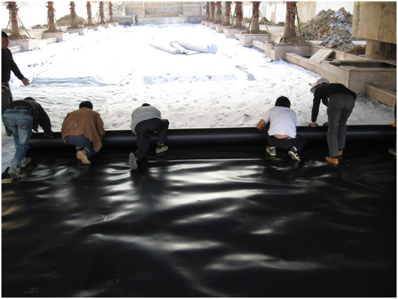 蓄水池结冰后国内精品久久久久久久影视麻豆膜的变形及应力分布情况